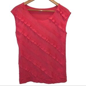 Ann Taylor LOFT Ruffle Tier Top